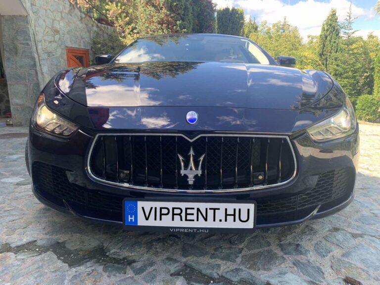 Maserati luxusautó bérlés