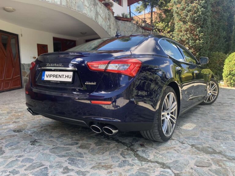 Maserati car rental budapest