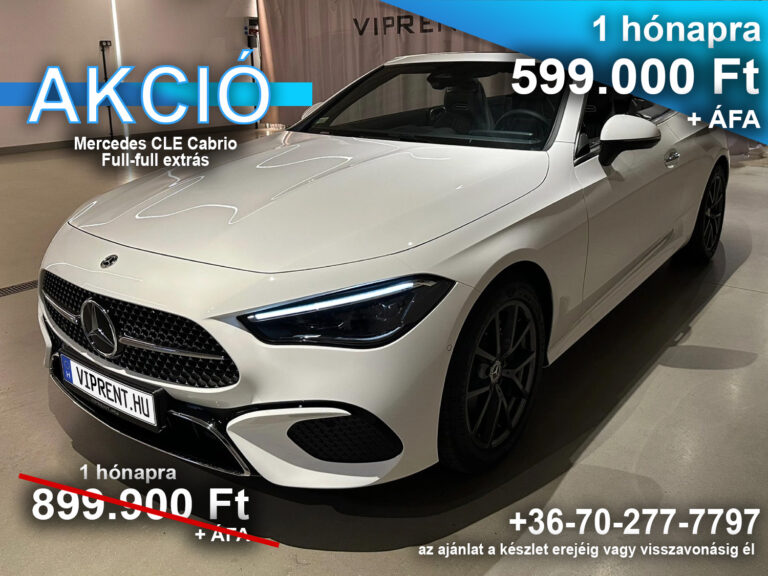 Akció_Mercedes_CLE_599